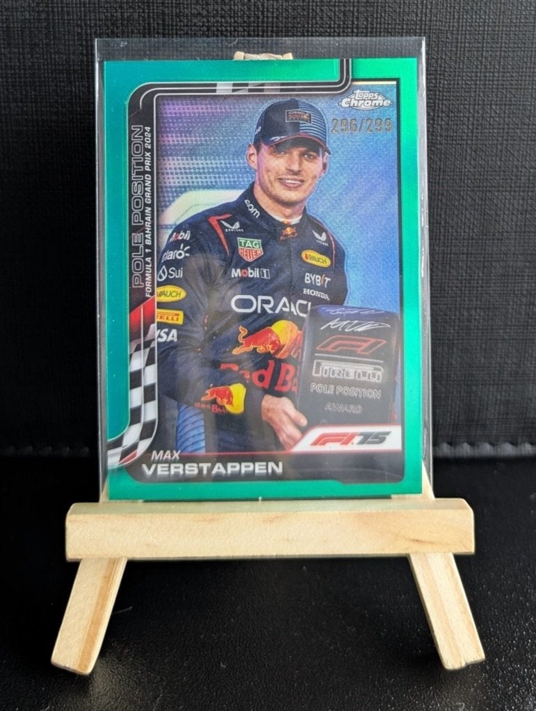 2025 topps Chrome f1 Max verstappen #117 /299, Ophalen of Verzenden, Zo goed als nieuw, Plaatje