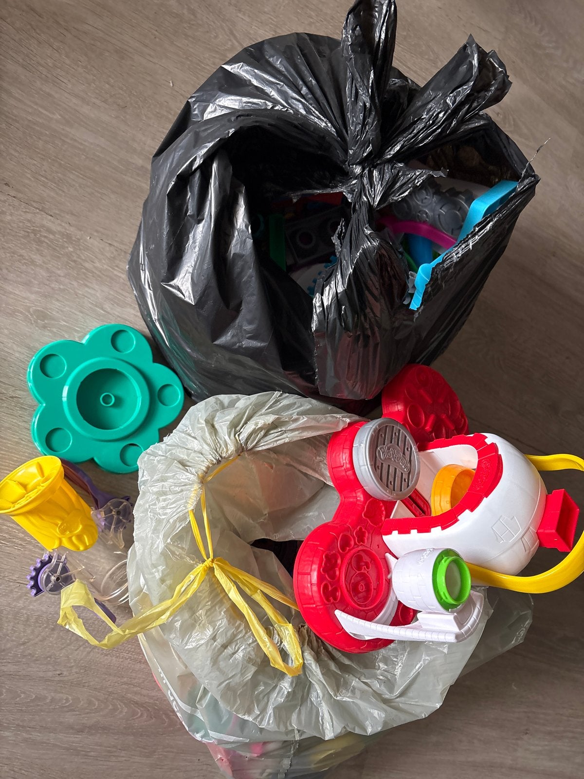 2 Grote zakkenmet Play-Doh speelgoed en accessoires, Ophalen, Gebruikt, Jongen of Meisje