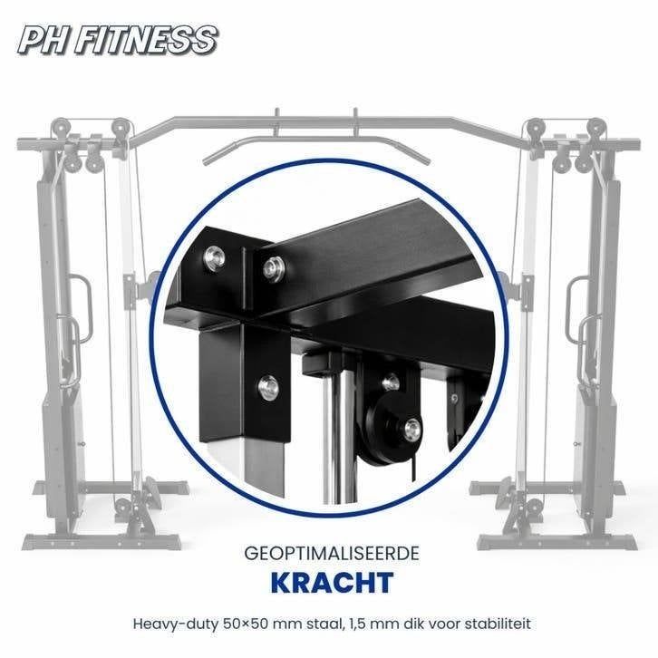 PH Fitness Dual Cable Crossover - Functional Trainer, Armen, Support@phfitness.nl, Nieuw, Ophalen of Verzenden