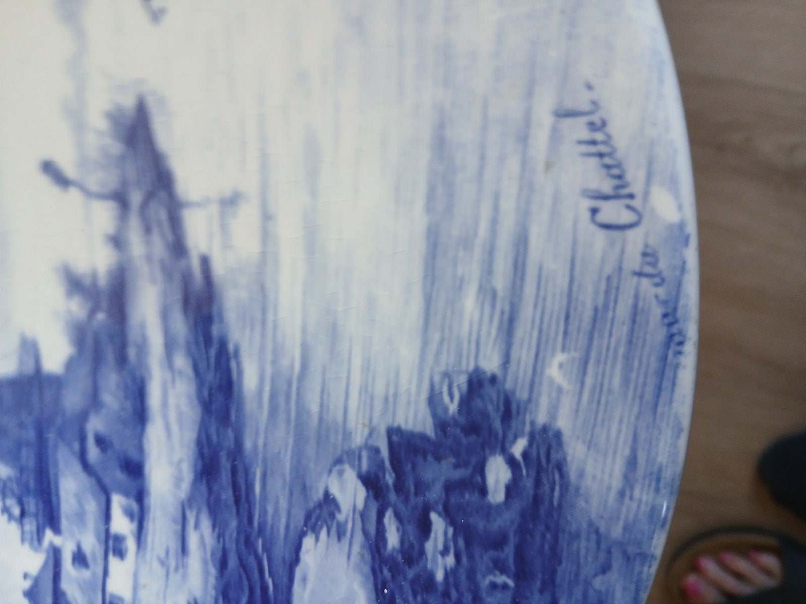 Delfts Blauw Wandborden met Hollandse Landschappen, Ophalen