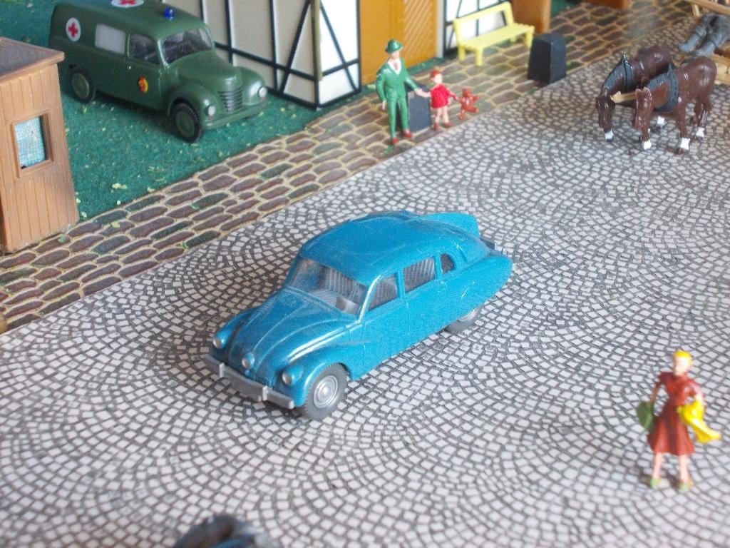 1937 Tatra T87 - Wiking Azuurblauw ( 1977-1978 uitgave ), Ophalen of Verzenden, Zo goed als nieuw, Auto, Wiking