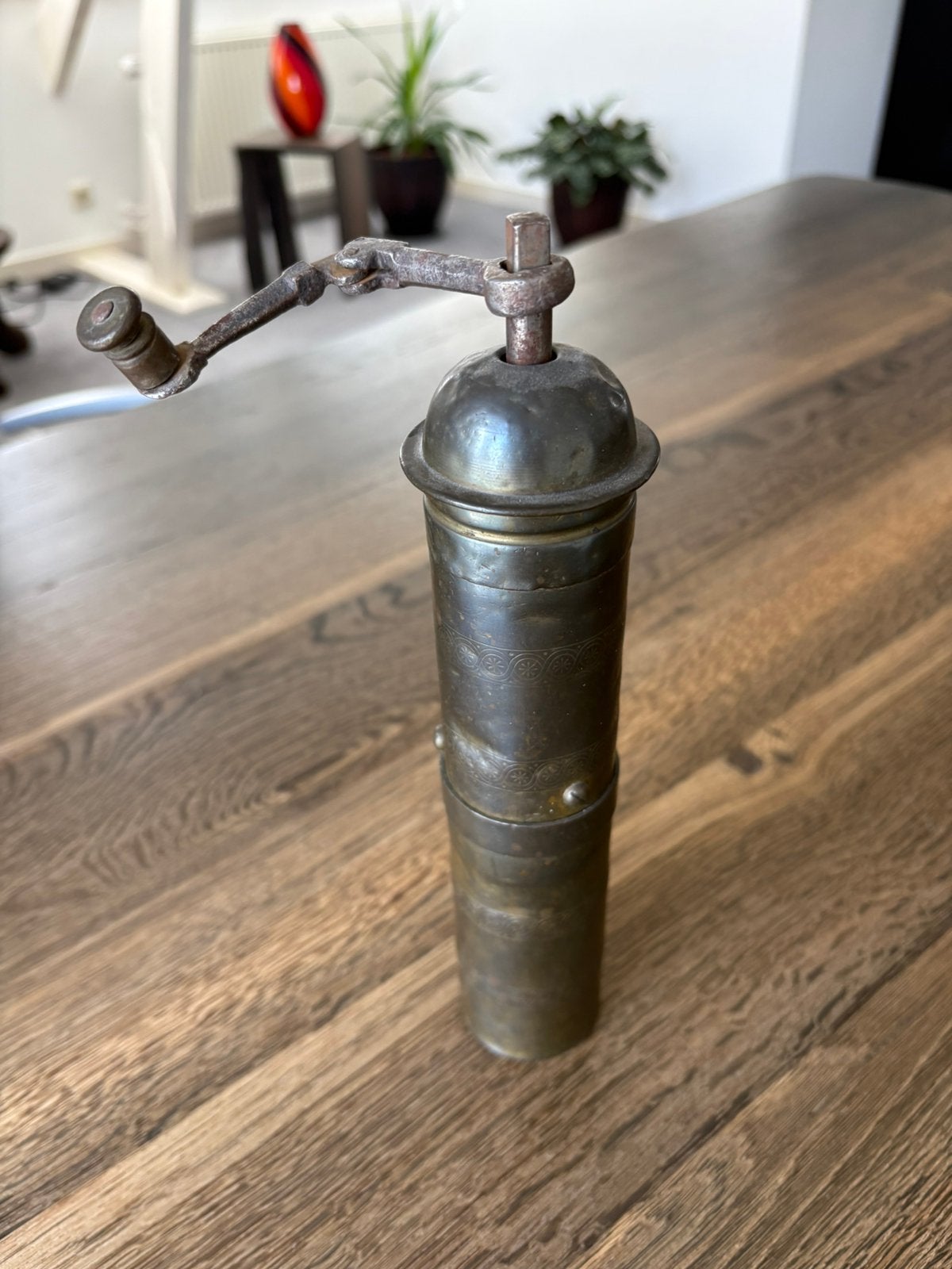 Zeer oude turkse koffiemolen., Antiek en Kunst, Ophalen of Verzenden