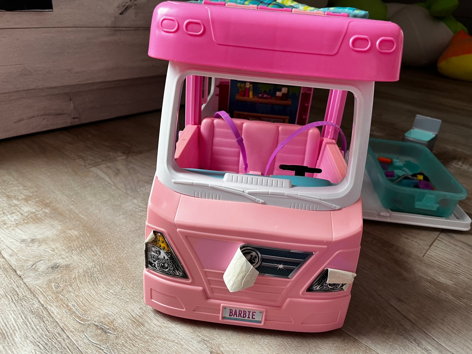 Barbie camper, Ophalen of Verzenden, Gebruikt