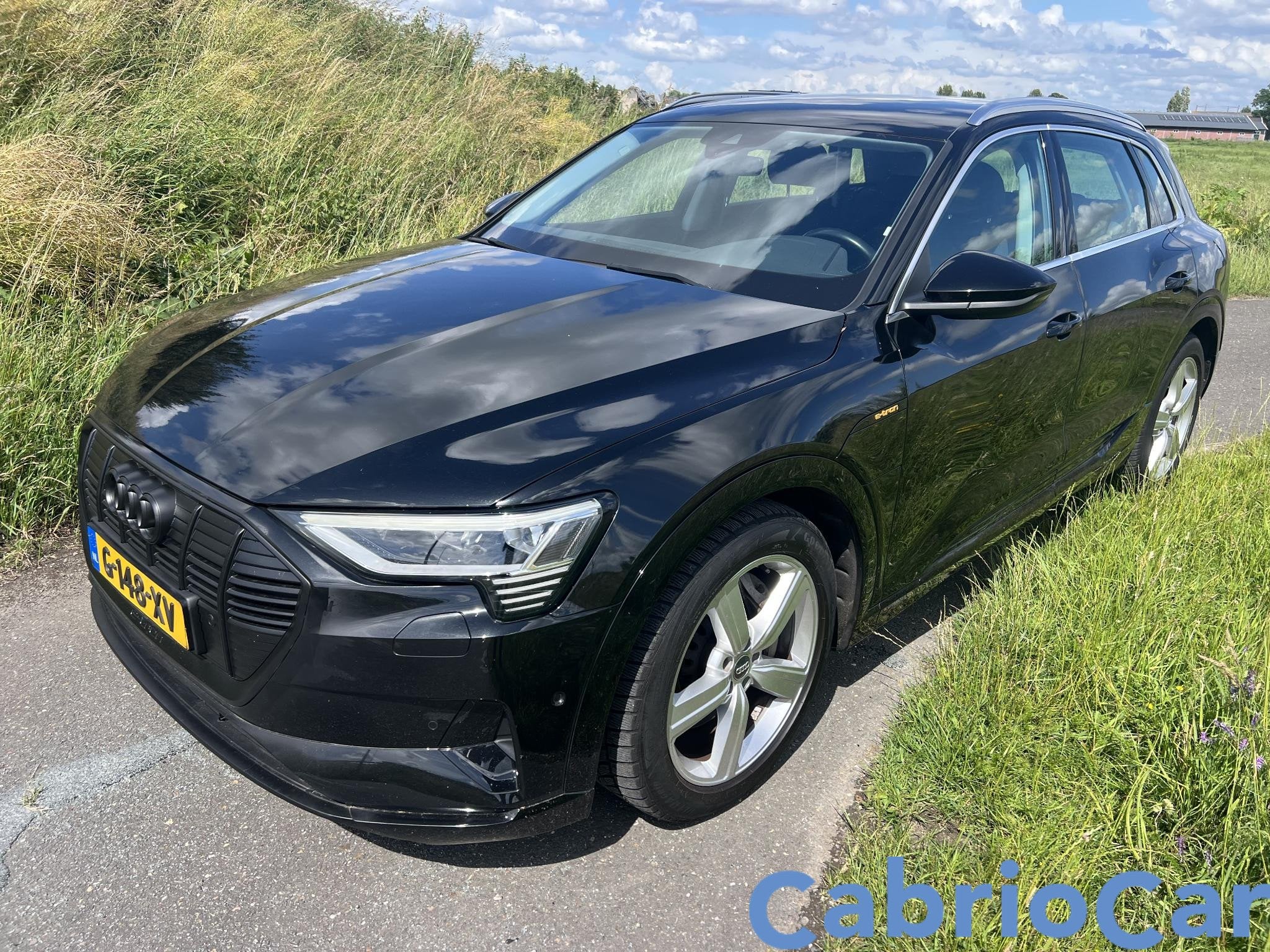 Audi e-tron 50quattroLaunch71kWh GARANTIE SOH85%16488exbtw, Auto's, Audi, Automaat, Stof, Zwart, Vierwielaandrijving