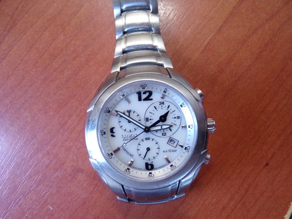Citizen Marinaut Eco-Drive, Staal, Gebruikt, Staal, Ophalen of Verzenden