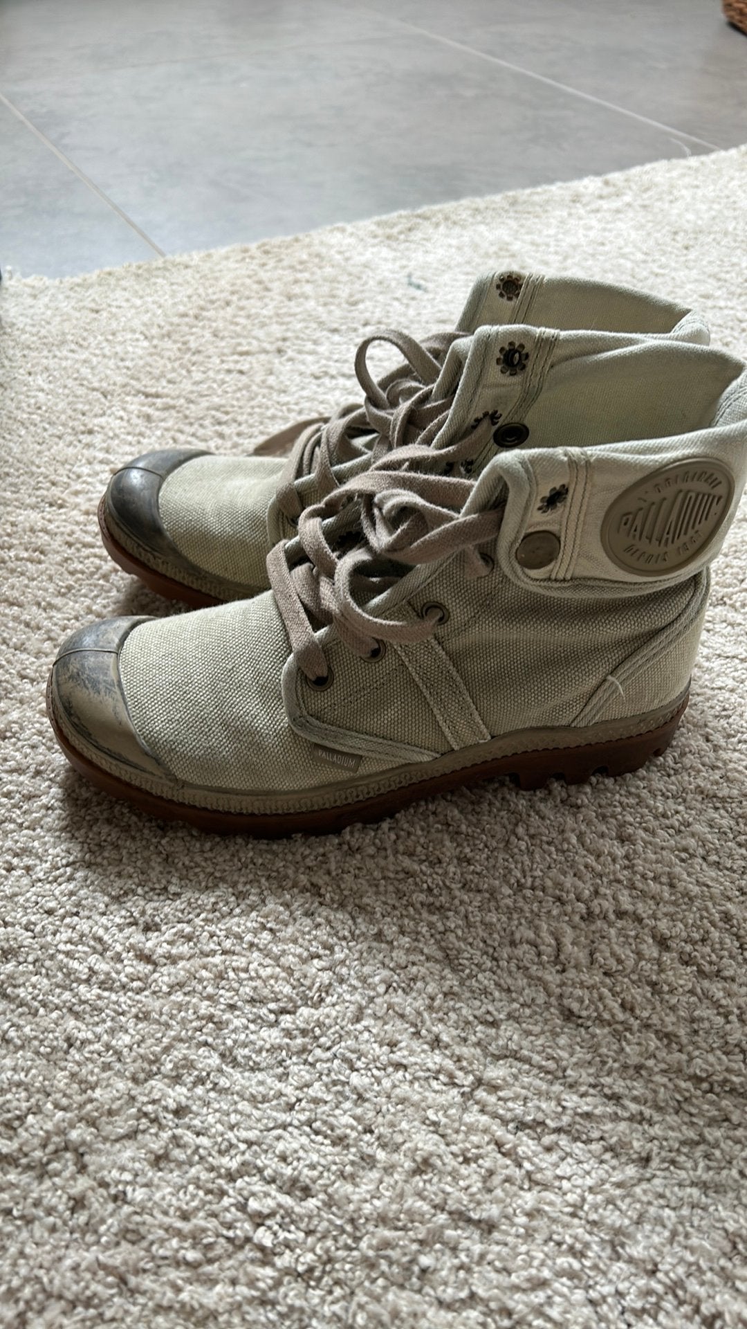 Palladium sneaker, maat 37, Kleding | Dames, Schoenen, Ophalen of Verzenden, Zo goed als nieuw, Groen, Sneakers of Gympen