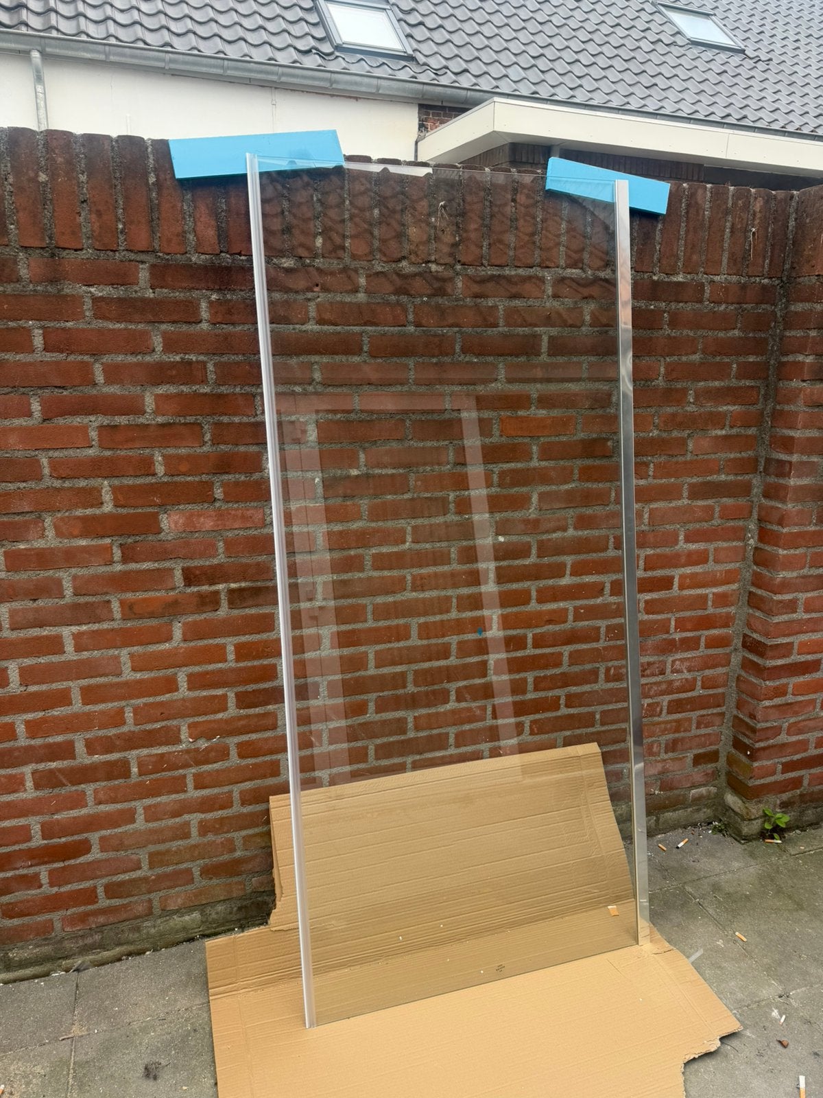 Douchewand, Doe-het-zelf en Verbouw, Glas en Ramen, Ophalen, 80 tot 120 cm, Nieuw, 160 cm of meer