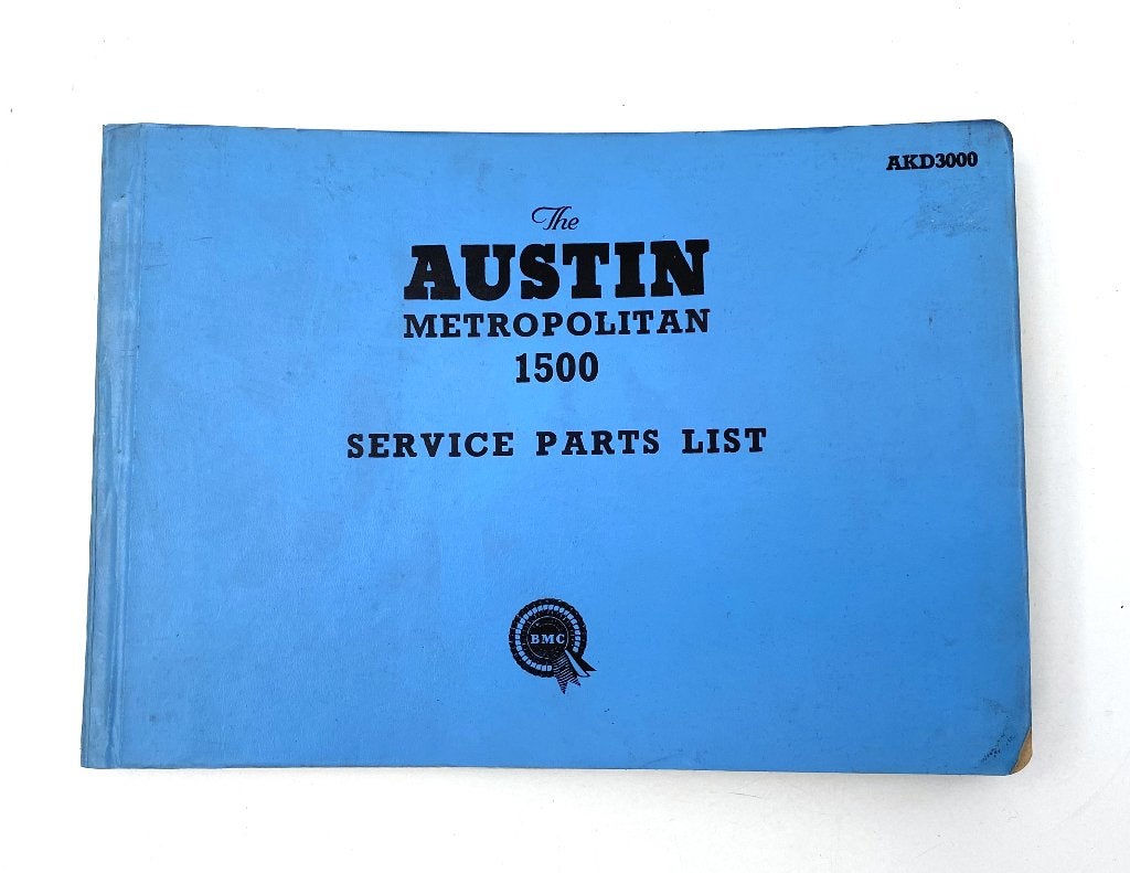 Austin (Nash) Metropolitan – Service parts list 1961, Verzenden, Gelezen, Overige merken