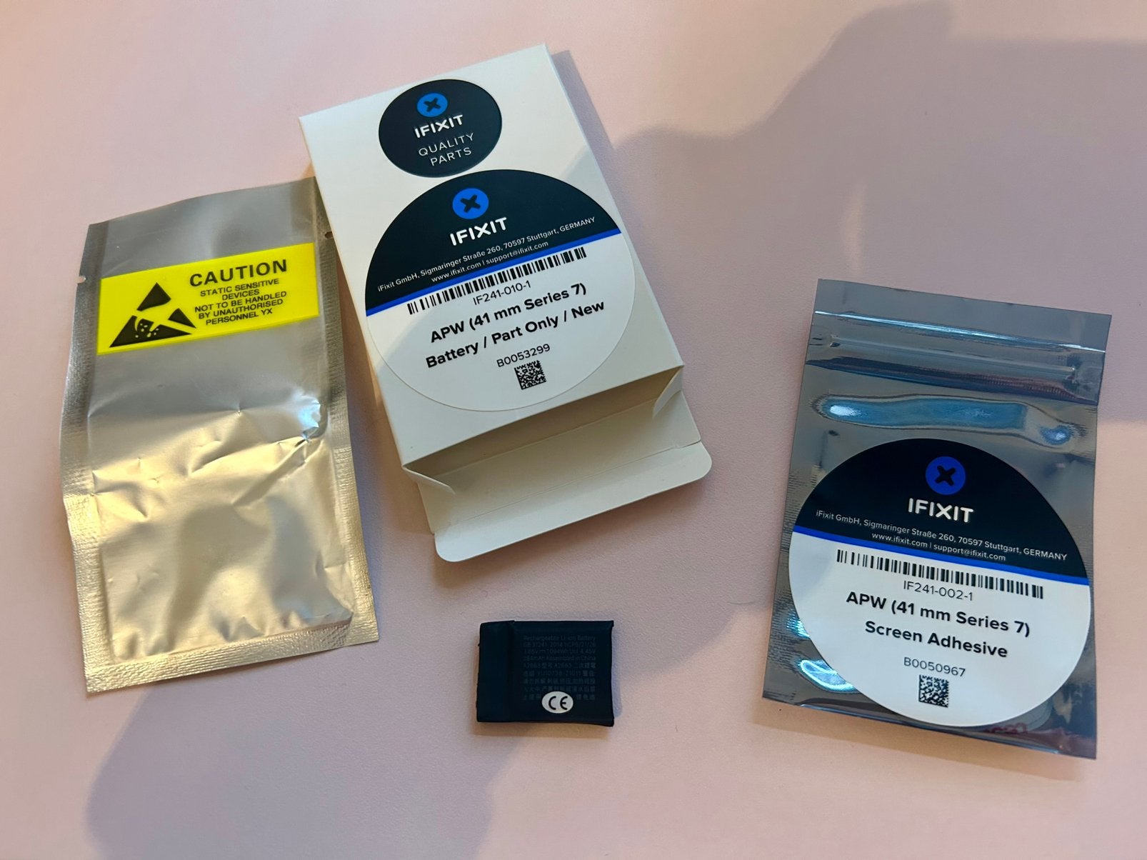 Nieuwe batterij Apple Watch series 7 41mm, Ophalen of Verzenden, Nieuw, Zwart, IOS