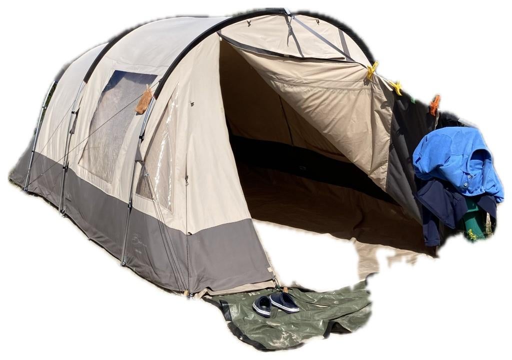 Bardani tunneltent Salerno, Caravans en Kamperen, Tenten, Ophalen, Gebruikt, Tot en met 4