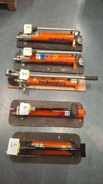 Holmatro hydraulische Hand en voet pompen Brandweer, ., Ophalen of Verzenden, Zo goed als nieuw, .