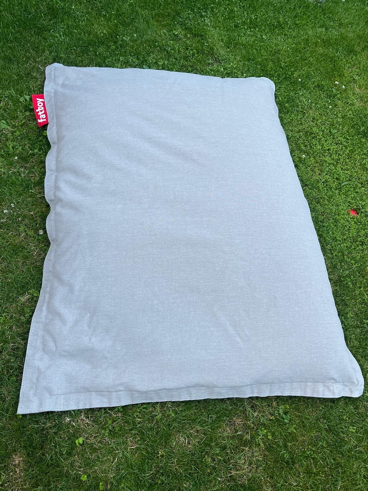 Fatboy Buitenzitzak Grey Taupe 134x180 cm, Huis en Inrichting, Zitzakken, Ophalen, Zo goed als nieuw, Grijs, Zitzak