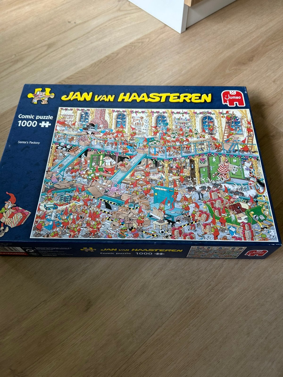 jan van haasteren fabriek van de kerstman santa’s factory, Ophalen, 500 t/m 1500 stukjes, Zo goed als nieuw, Legpuzzel