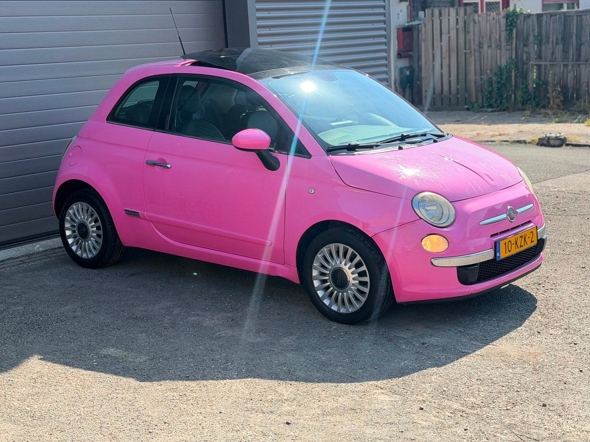Fiat 500 1.2 Rosa Automaat, Auto's, Euro 5, Gebruikt, 1242 cc, Origineel Nederlands
