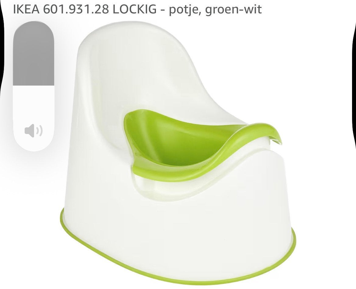 IKEA - potje, groen-wit, Ophalen of Verzenden, Zo goed als nieuw, Overige typen