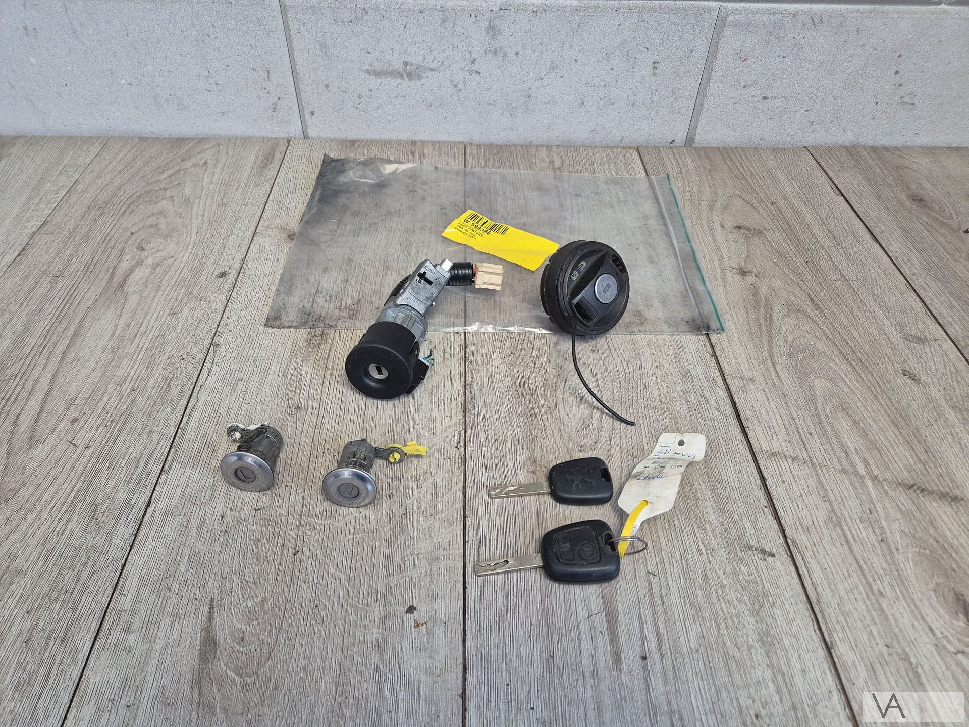 Slotenset contactslot deurslot Peugeot 107 Citroen C1 Aygo, Gebruikt, -, -, Ophalen of Verzenden