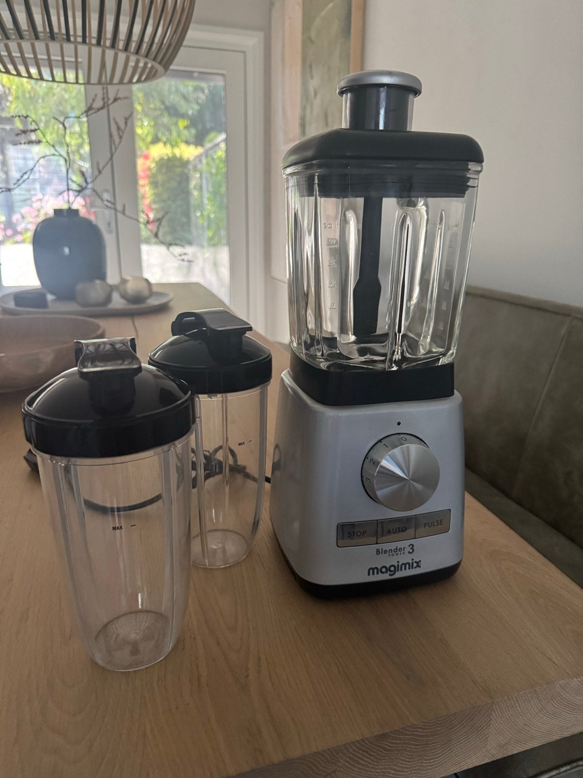 Magimix Blender 3 met 2 nutribullet to-go bekers, Ophalen, Gebruikt, Blender