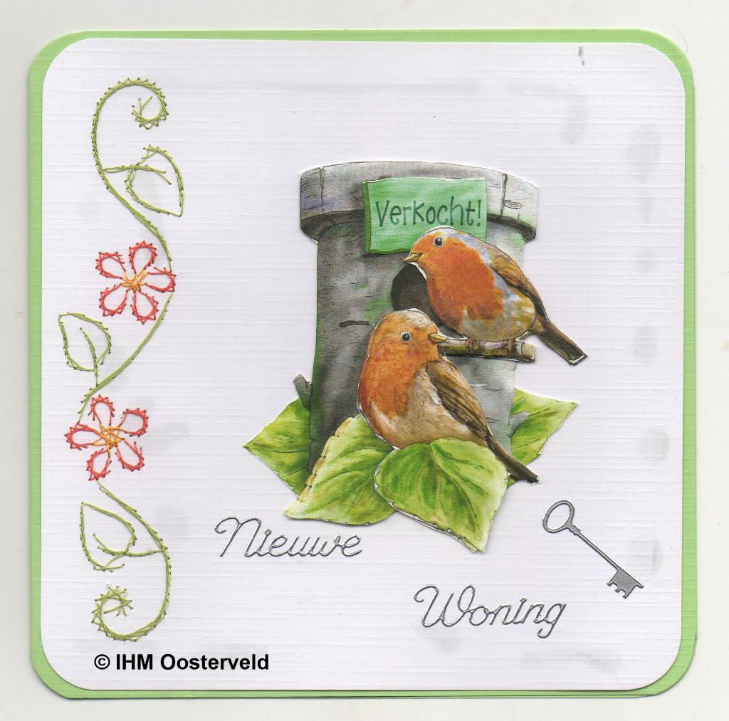 3D Kaart Nieuwe woning 1  Vogels, Ophalen of Verzenden, Nieuw, Kerst