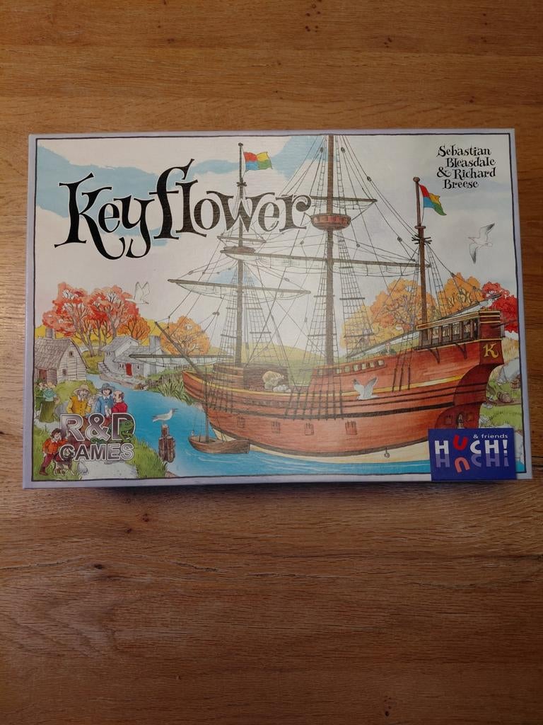 Keyflower bordspel - Zo goed als nieuw, Hobby en Vrije tijd, Gezelschapsspellen | Bordspellen, Ophalen of Verzenden, Zo goed als nieuw