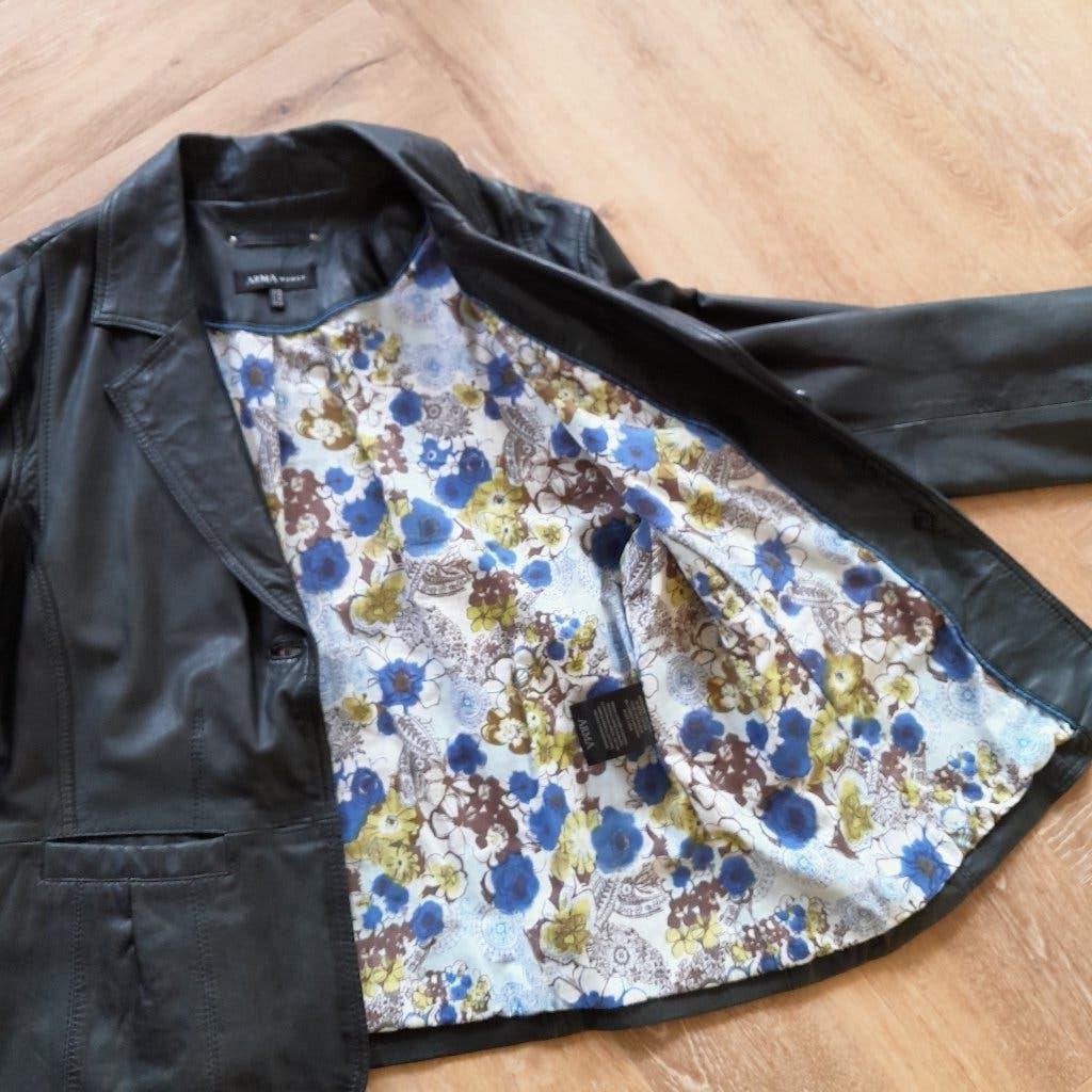 zwart leren dames jack, Zwart, Maat 46/48 (XL) of groter, Ophalen of Verzenden, Zo goed als nieuw