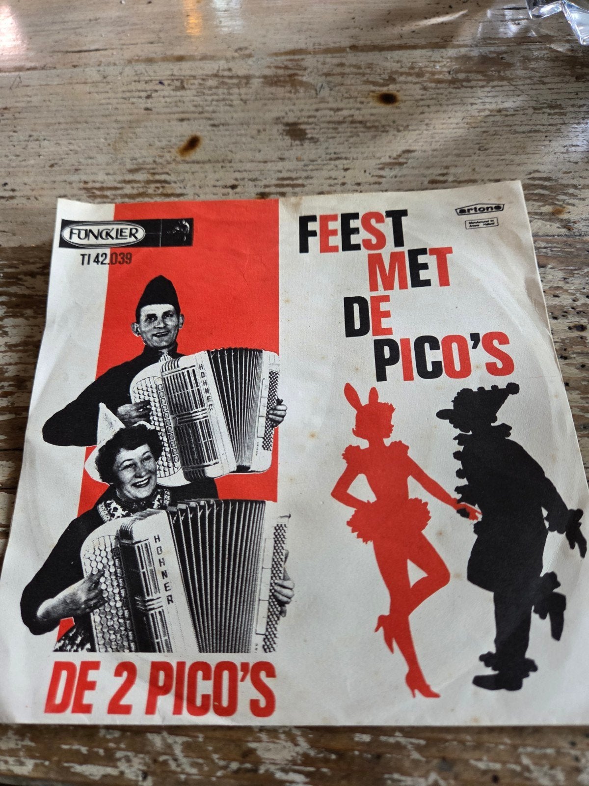 De 2 Pico's - Feest met de Pico's - 7 inch vinyl single, Gebruikt, 7 inch, EP, Fotohoes