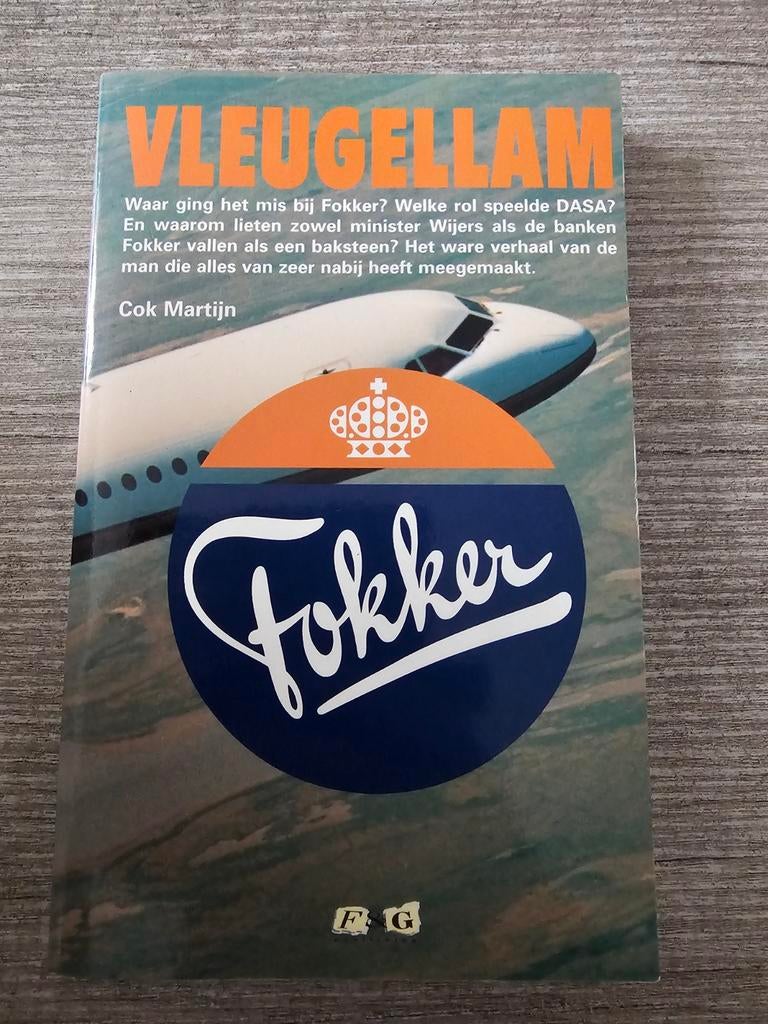 Vleugellam: Het ware verhaal van Fokker door Cok Martijn, Ophalen of Verzenden, Gelezen, Cok Martijn