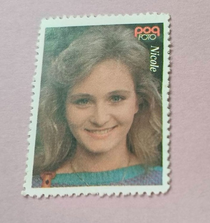 Popfoto zegel Nicole(nr.2), Ophalen of Verzenden, Nieuw, Foto of Kaart