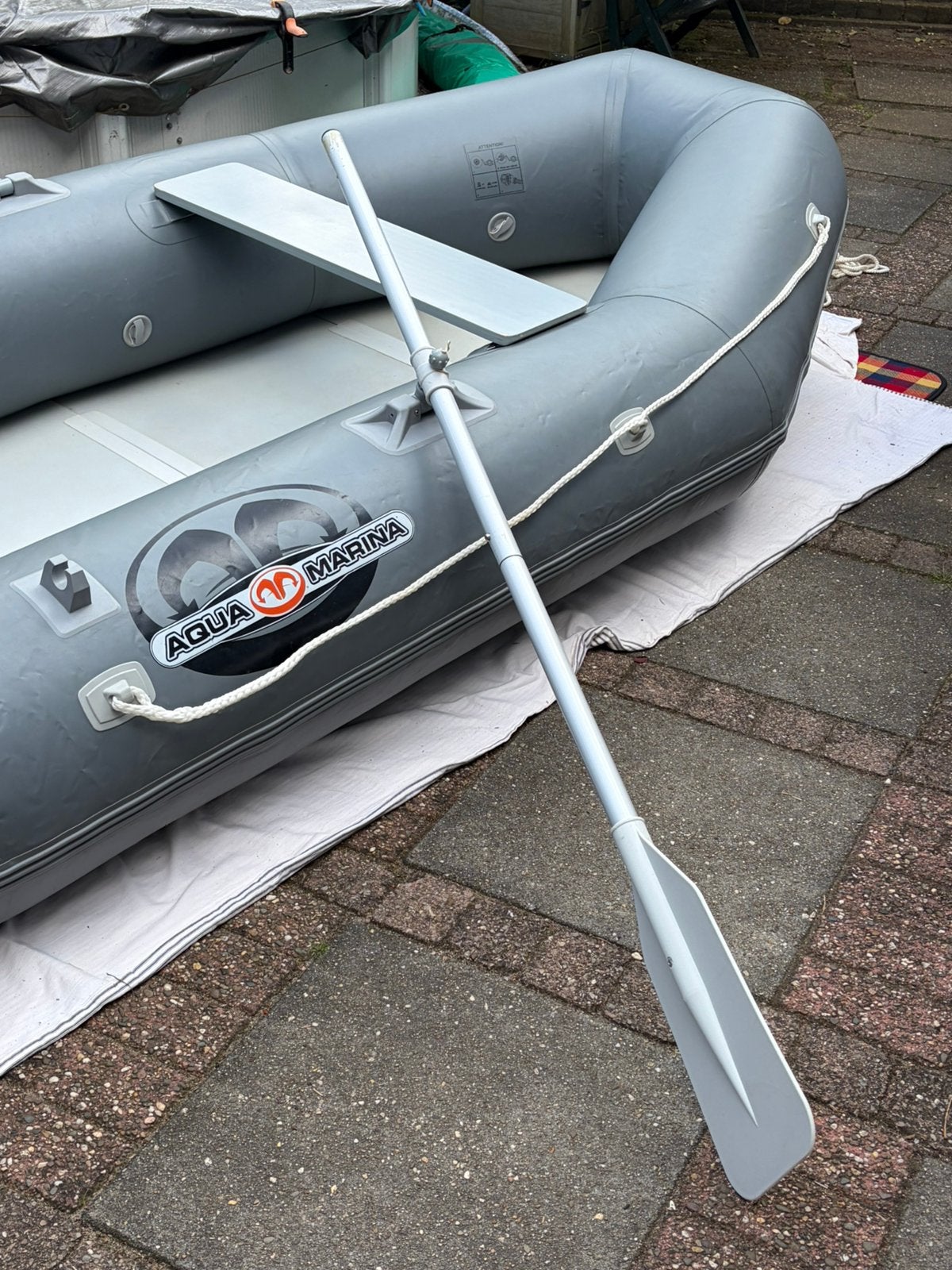 Rib/rubberboot zgan Aqua Marina, Watersport en Boten, Bootonderdelen, Ophalen, Zo goed als nieuw, Overige typen, Motorboot