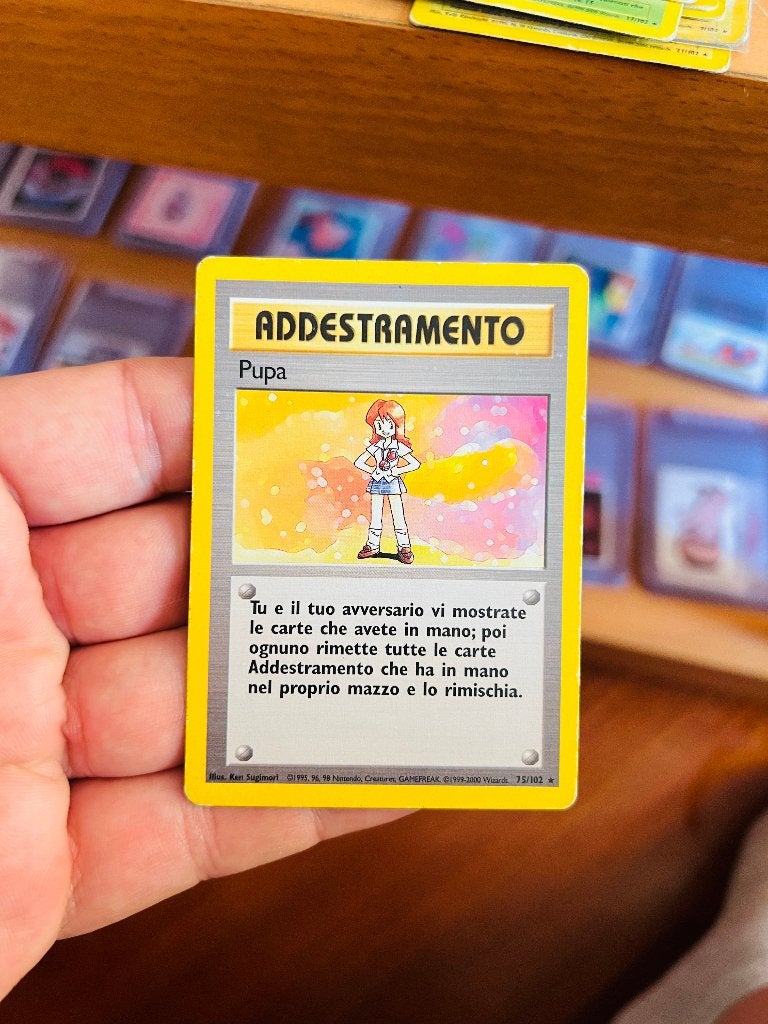 Lass 75/102 Base Set Pokemon, Verzenden, Zo goed als nieuw, Losse kaart, Foil