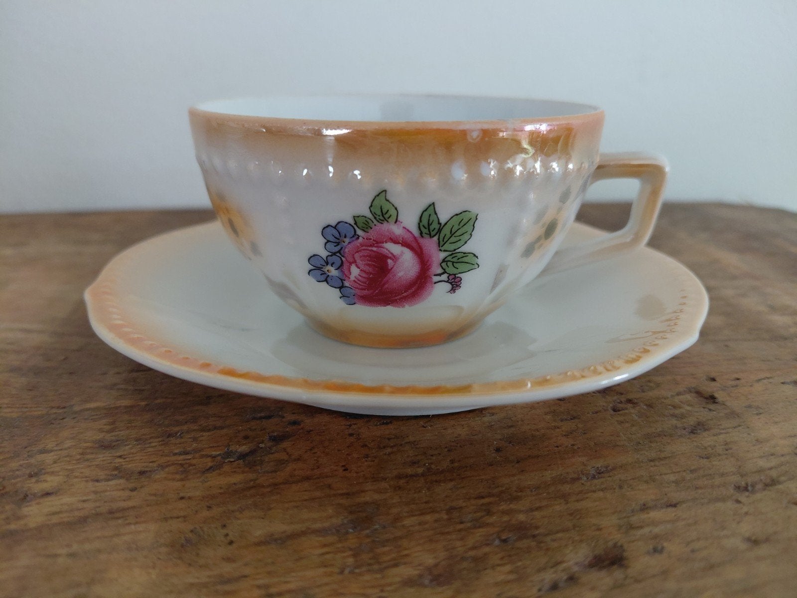 Kop en schotels zes delig, Antiek en Kunst, Antiek | Servies los, Ophalen