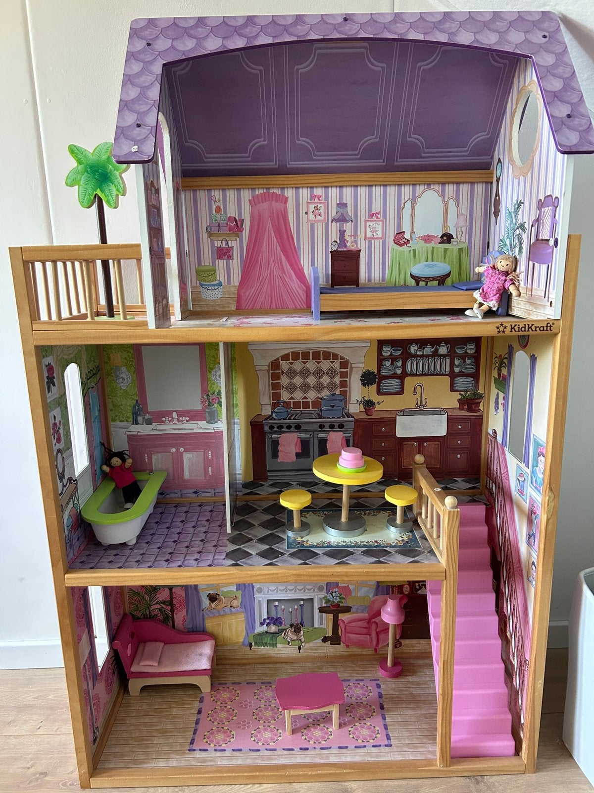 Poppenhuis Kidkraft, Ophalen, Zo goed als nieuw, Poppenhuis