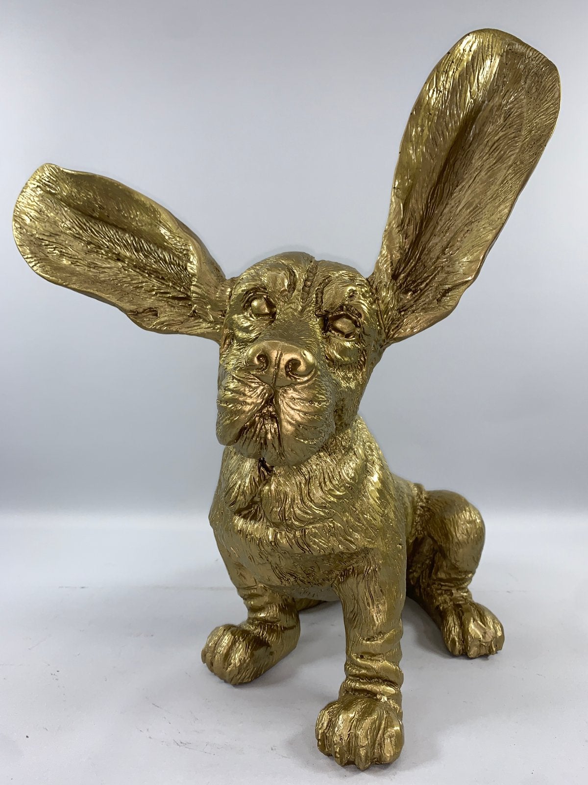 Hond grote oren - Decoratie - Shabella-deco, Shabella, Nieuw, Ophalen of Verzenden, Goud