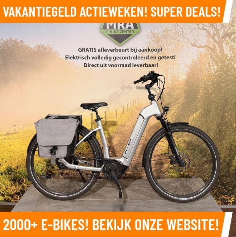 Flyer GoTour6 Elektrische fietsen setje verkrijgbaar BOSCH!, Overige merken, Ophalen of Verzenden, Zo goed als nieuw, 50 km per accu of meer