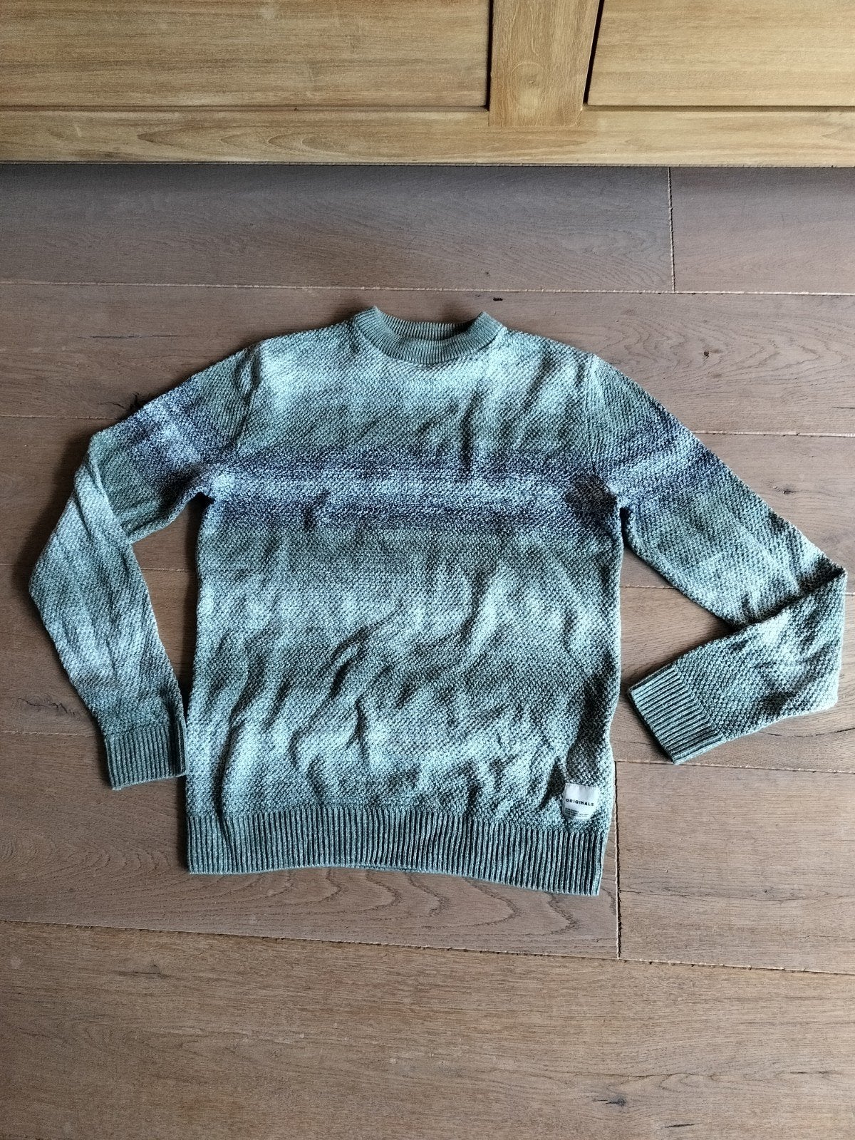 Jack & Jones Originals Groene Trui - Maat L, Maat 52/54 (L), Ophalen of Verzenden, Jack & Jones Originals, Gedragen