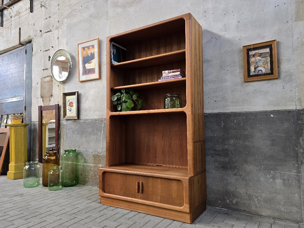 Jaren 80 Dyrlund Deens Design Kast Teak | Grote Wand Kast E, Grenenhout, 200 cm of meer, Ophalen of Verzenden, Minder dan 150 cm
