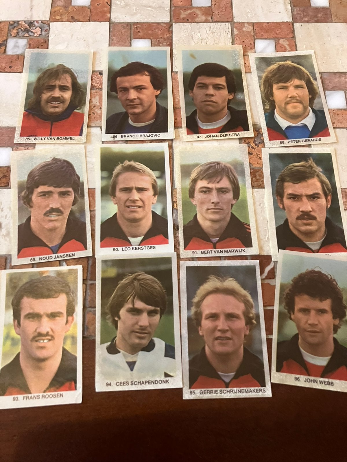 Mvv panini vanderhout 1979-1980, Ophalen of Verzenden, Gebruikt, Sigarenbandjes