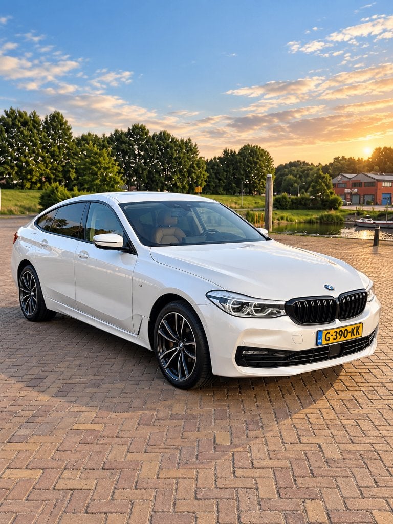 BMW 6-Serie 630i 258pk Aut 2018 Wit, Auto's, Automaat, 1998 cc, Achterwielaandrijving, Beige
