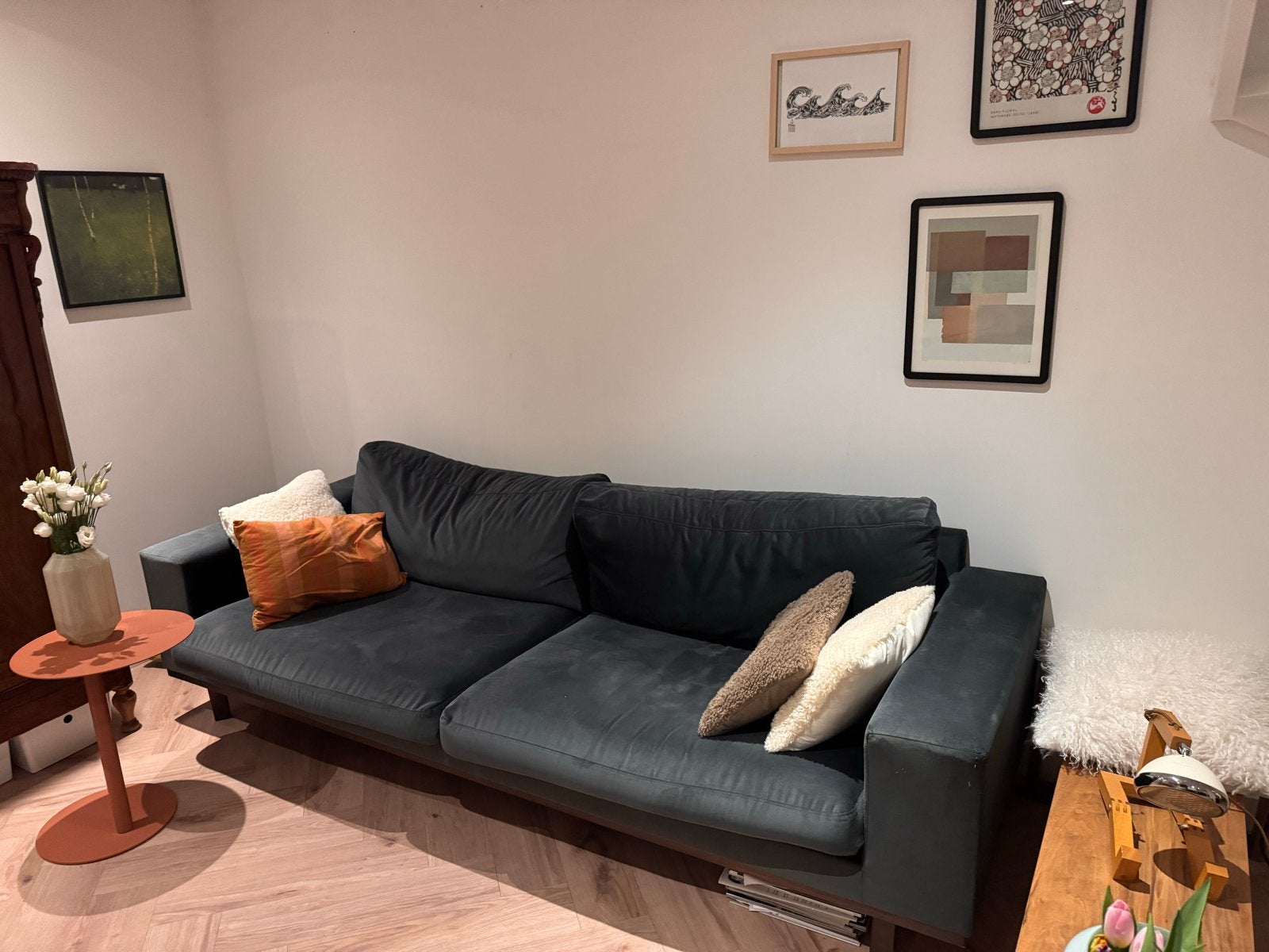 NOUS Living Torino 3-zitsbank, Ophalen, Gebruikt, Driepersoons, 75 tot 100 cm