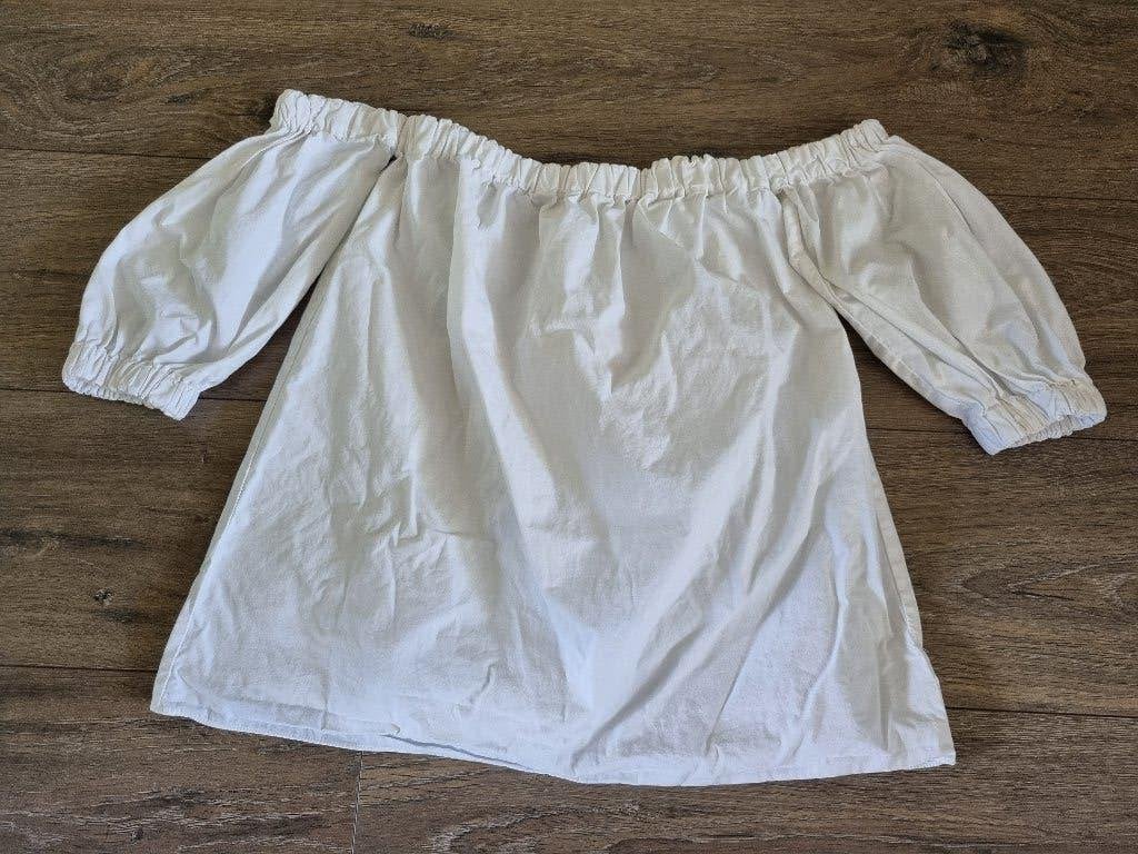 Off-shoulder blouse dames -- maat XS / S - 34 / 36 -- Maje, Wit, Ophalen of Verzenden, Maat 34 (XS) of kleiner, Maje