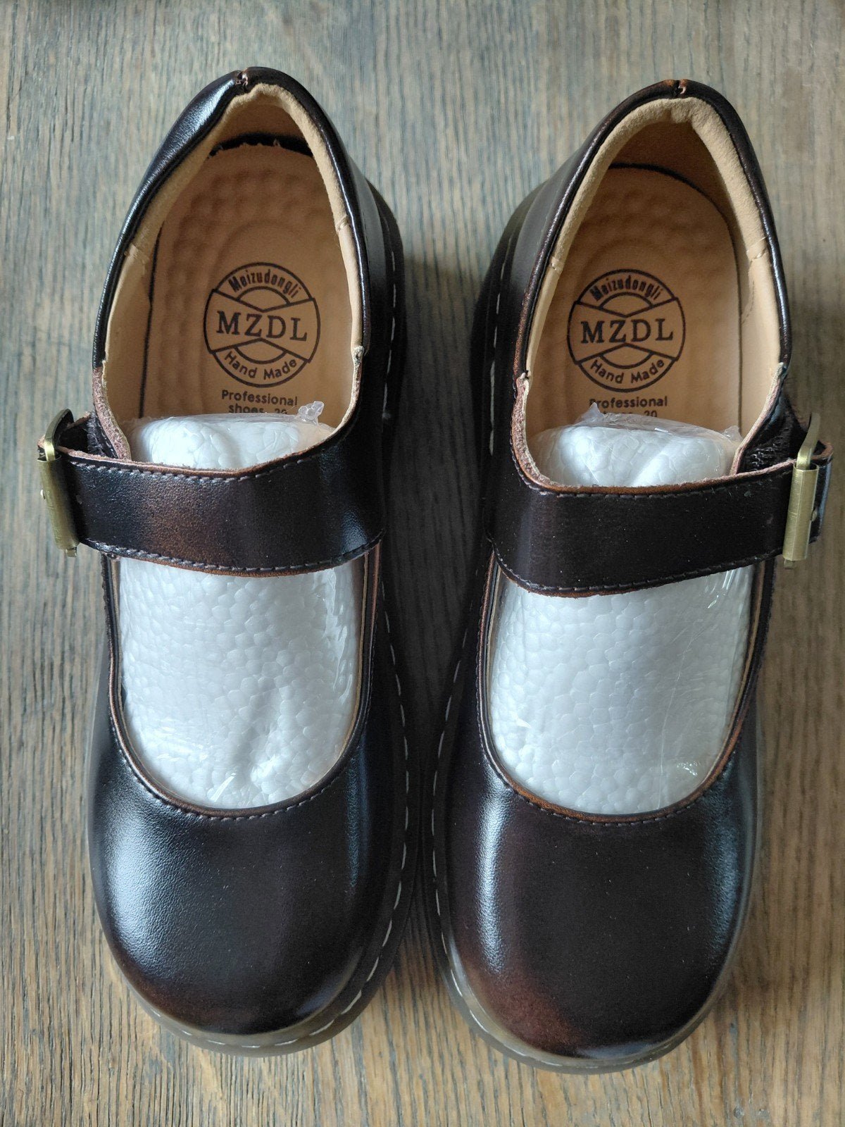 Nieuwe bruine Mary Jane schoenen, maat 36, Bruin, Nieuw, MZDL, Ballerina's