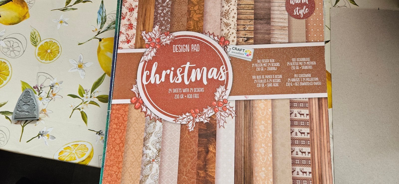 Designpad Christmas warm style 12 inch, Hobby en Vrije tijd, Scrapbooking, Ophalen, Nieuw, Papier of Karton