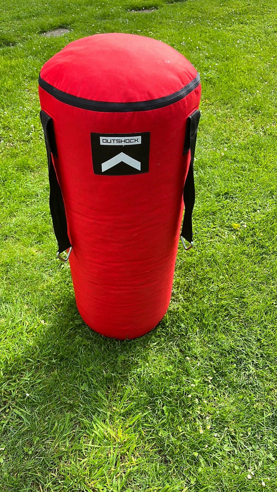 Gebruikte bokszak Outshock 95x35 cm, Ophalen of Verzenden, Gebruikt, Bokszak