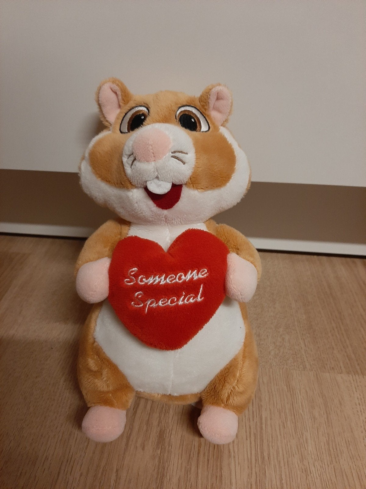 AH hamster knuffel valentijn met hart someone special, Ophalen of Verzenden, Overige typen