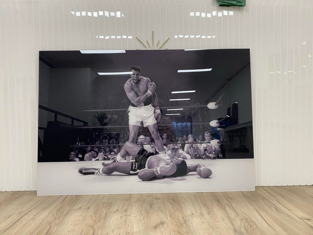 Plexiglas kunstwerk Muhammad Ali vs Sonny Liston 120x80cm, Ophalen of Verzenden