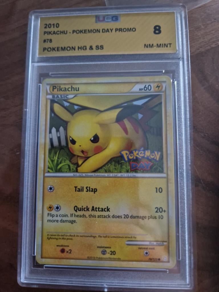 Pikachu 78 - pokemon day promo hg&ss, Ophalen of Verzenden, Zo goed als nieuw