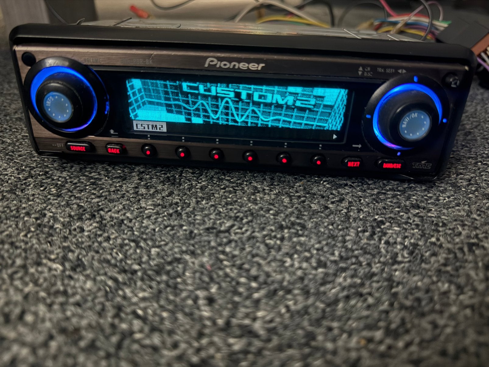 Radio Pioneer ANH-P9R-BK Navigatie OEL 3D animatiedisplay, Ophalen, Zo goed als nieuw