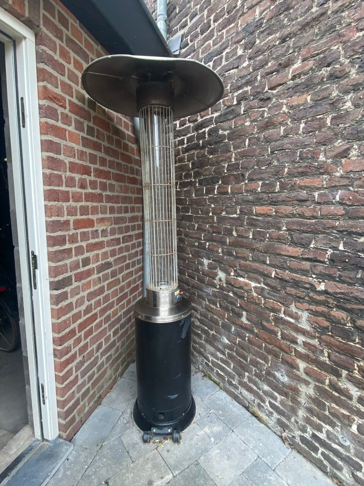 Terrasverwarmer op gas - Gebruikt, Tuin en Terras, Ophalen of Verzenden, Gebruikt, Gas, Vloer