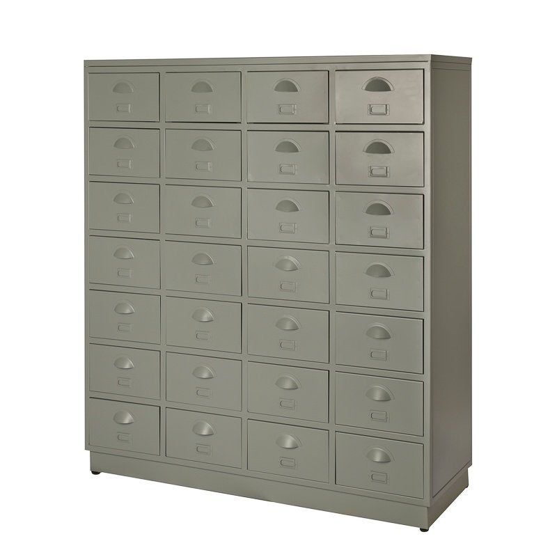 Industriële Ladekast Metalen Kast IJzeren Refurbished Retro