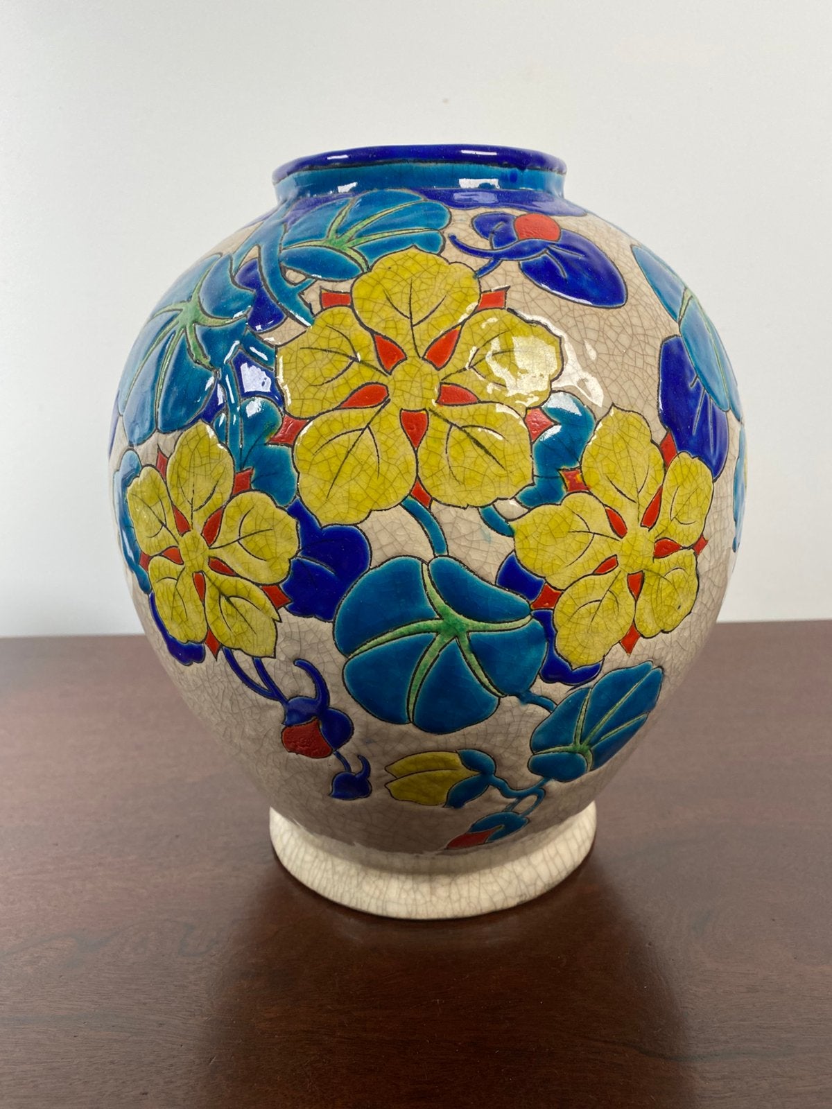 Art deco vaas boch, Antiek en Kunst, Ophalen of Verzenden