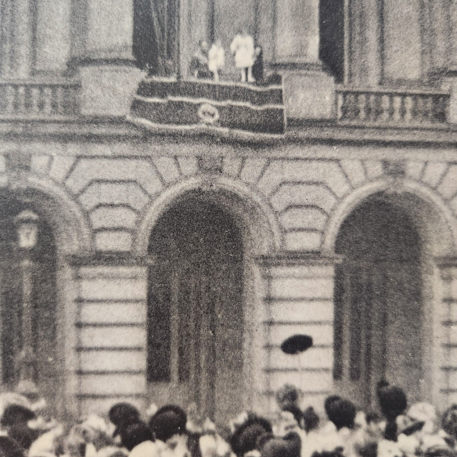 1934 Kaart Koning Leopold III op balkon Paleis Brussel, Verzenden, 1920 tot 1940, Ongelopen, Politiek en Historie
